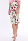 Cayro Belted Floral Pencil Skirt, Mint Green