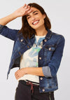 Cecil Classic Denim Jacket, Mid Blue