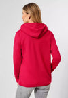 Cecil Zip Through Sweat Hoodie, Red