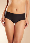 Chantelle One Size Soft Stretch Hipster Brief, Black