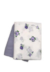 Charlotte Anderson Rosebud Flannel Double Sheet Set, Lilac
