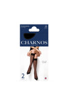 Charnos Trouserwear Sheer Knee Highs 2 Pack, Black