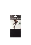 Charnos Matt Opaque 100 Denier Tights, Black