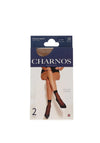 Charnos Trouserwear Sheer Ankle Highs 2 Pairs, Sherry