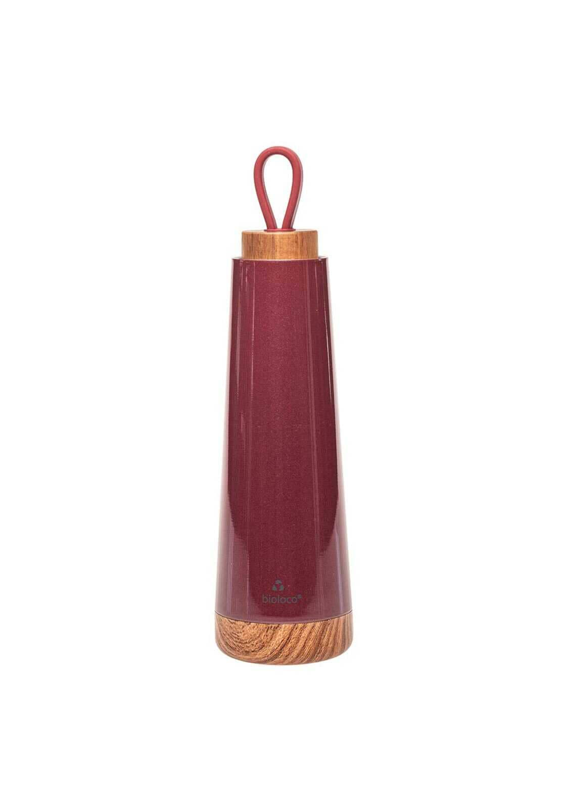 Chic Mic Bioloco Stainless Steel Loop Bottle 500ml, Berry Red
