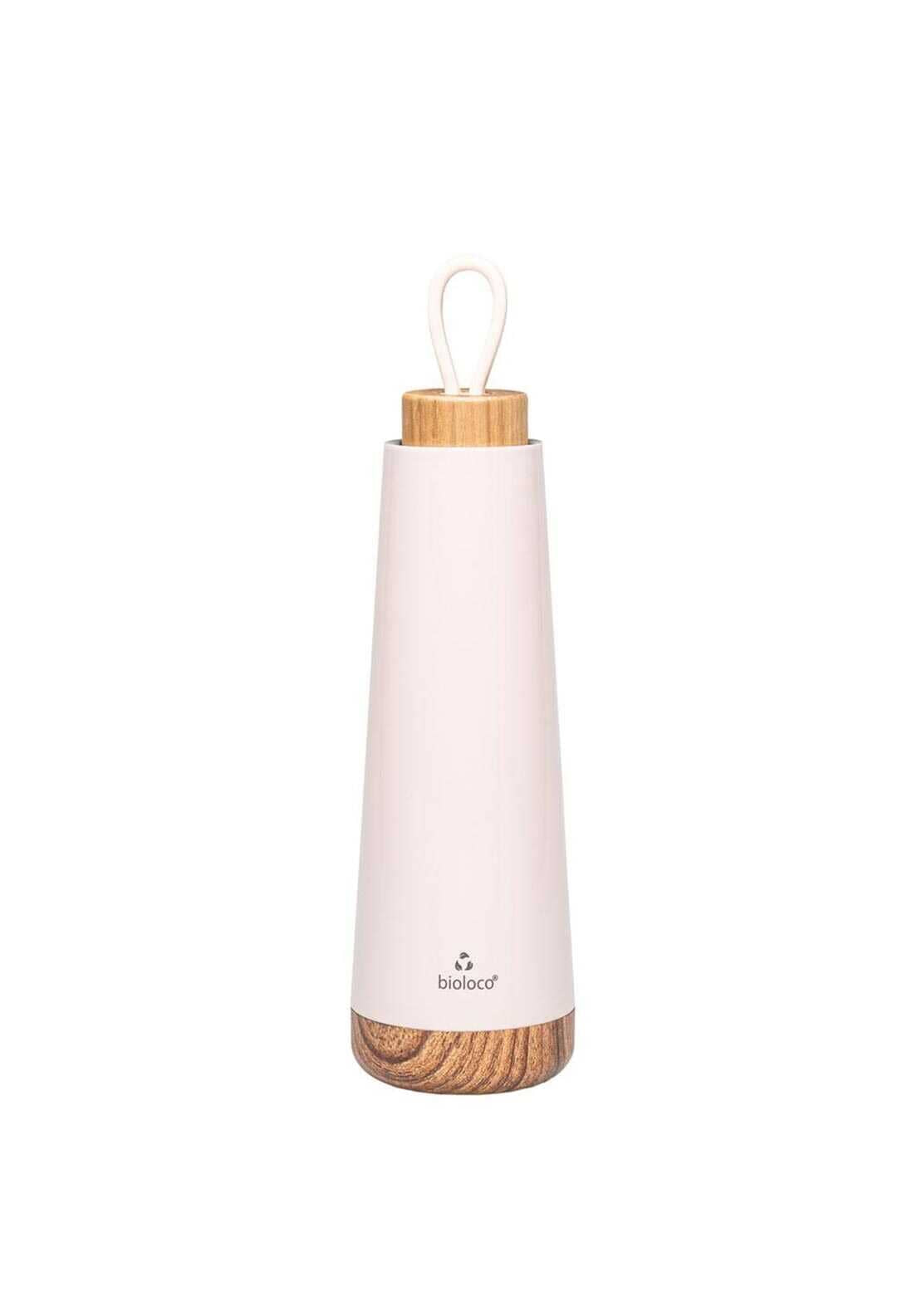 Chic Mic Bioloco Stainless Steel Loop Bottle 500ml, Rose