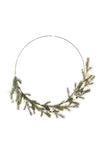 Kaemingk Light Up Large Wreath with Stars, Green