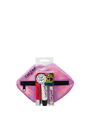 Chit Chat Pucker Up Lip & Pouch Gift Set