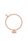 ChloBo Cute Charm Dragonfly Bracelet, Rose Gold