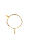 ChloBo Filigree Feather Bracelet, Gold & Silver