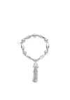 ChloBo Chunky Tassel Bracelet, Silver