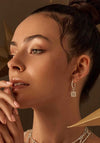 ChloBo Celestial Wonderer Hoop Earrings, Silver