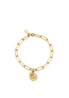 ChloBo Chain Link Balance & Harmony Bracelet, Gold