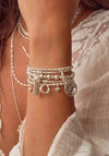 ChloBo Divine Stack of 5 Bracelets, Silver