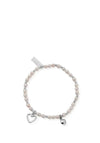 ChloBo Forever Love Pearl Bracelet, Silver