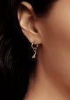 Chlobo Life Launch Hoop Earrings, Gold