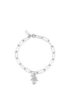 ChloBo Link Chain Protection Bracelet, Silver