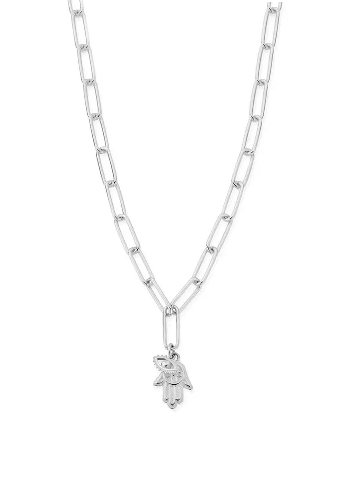 ChloBo Link Chain Protection Necklace, Silver