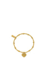 ChloBo Shining Heart Bracelet, Gold