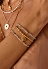 ChloBo Shining Heart Bracelet, Gold