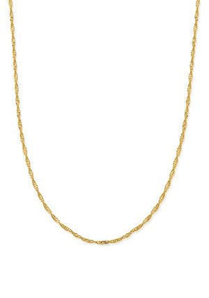 ChloBo Twisted Rope Necklace, Gold