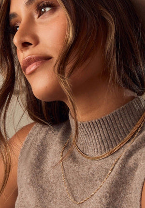 ChloBo Twisted Rope Necklace, Gold