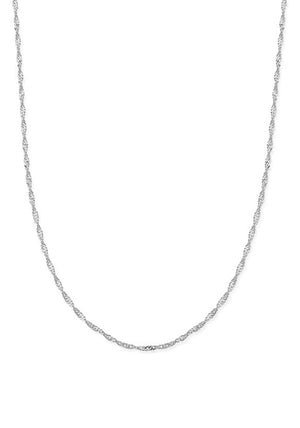 ChloBo Twisted Rope Necklace, Silver