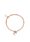 Chlobo Mini Cube Sun & Moon Bracelet, Rose Gold