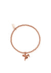 ChloBo Cute Charm Hummingbird Bracelet, Rose Gold