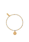 ChloBo Open Star In Circle Bracelet, Gold and Silver