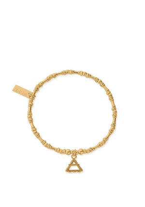 Chlobo Noodle Bead Air Bracelet, Gold