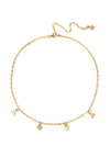 Chlobo Multi Charm Elements Choker Necklace, Gold