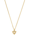 Chlobo Delicate Box Chain Earth Necklace, Gold