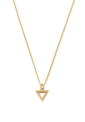 Chlobo Delicate Box Chain Water Necklace, Gold