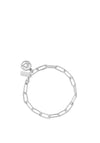 Chlobo Link Chain Fire Bracelet, Silver