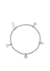 Chlobo Multi Charm Elements Bracelet, Silver