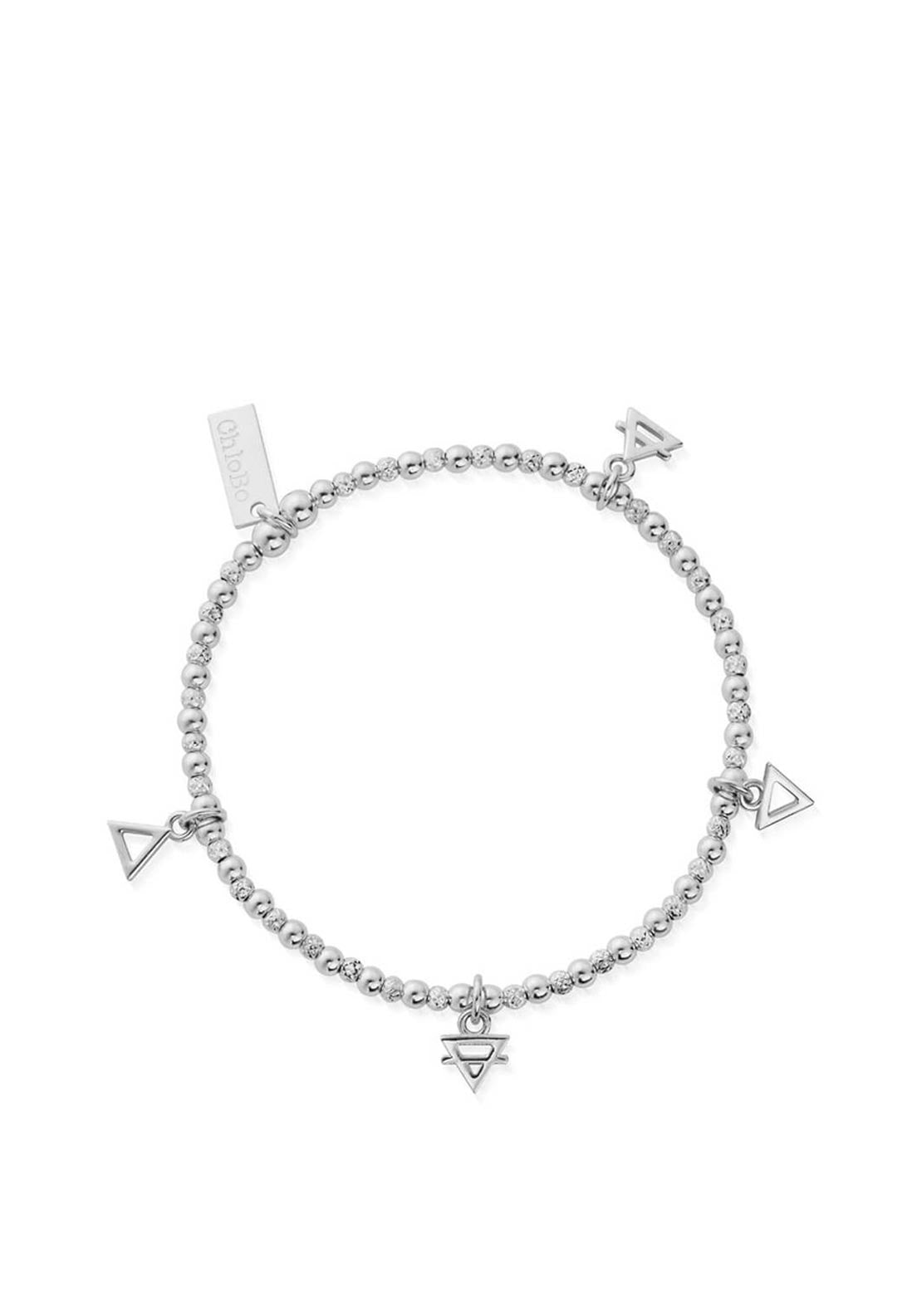 Chlobo Multi Charm Elements Bracelet, Silver