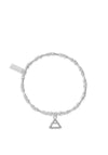 Chlobo Noodle Bead Air Bracelet, Silver