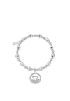 Chlobo Oval Bead Water Bracelet, Silver