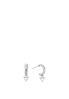 Chlobo Mini Water Hoops Earring, Silver