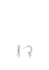 Chlobo Mini Water Hoops Earring, Silver