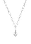 Chlobo Link Chain Air Necklace, Silver