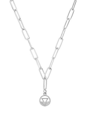 Chlobo Link Chain Water Necklace, Silver