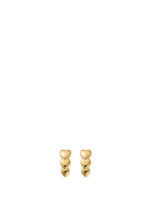 Chlobo Life Lover Stud Earrings, Gold