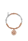 ChloBo Sun Mandala Bracelet, Rose Gold/Silver