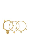 Chlobo Compassion Set of 3 Bracelets, Gold