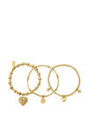 Chlobo Compassion Set of 3 Bracelets, Gold