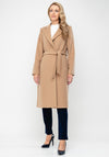 Christina Felix Wool Rich Belted Coat, Camel