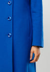 Christina Felix Wool & Cashmere Rich Tailored Coat, Blue