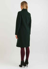 Christina Felix Wool & Cashmere Rich Tailored Coat, Forest Green